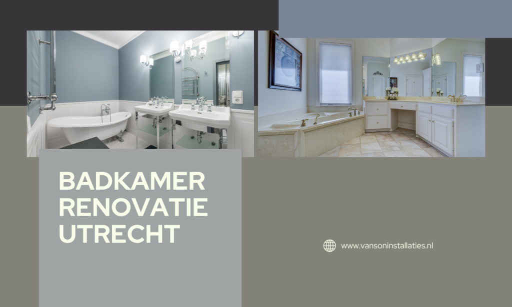Badkamer renovatie Utrecht